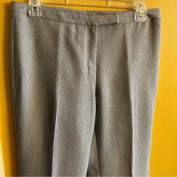 Giorgio Sant' Angelo 2 piece ladies herringbone grey professional pant suit 6 P - Picture 11 of 16